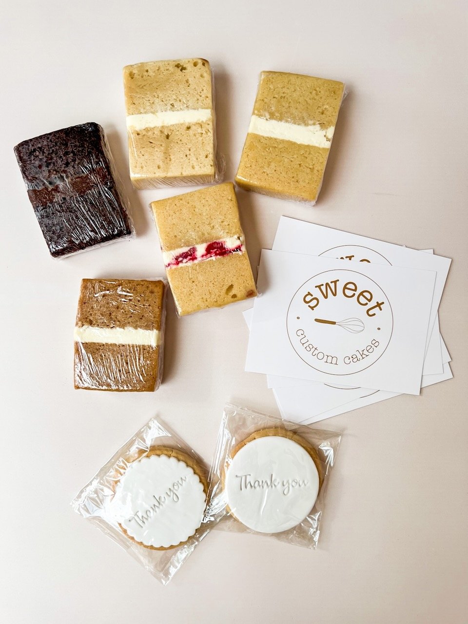 Cake Tasting box example